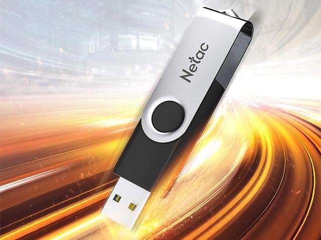 La pendrive USB di Netac da 64 GB