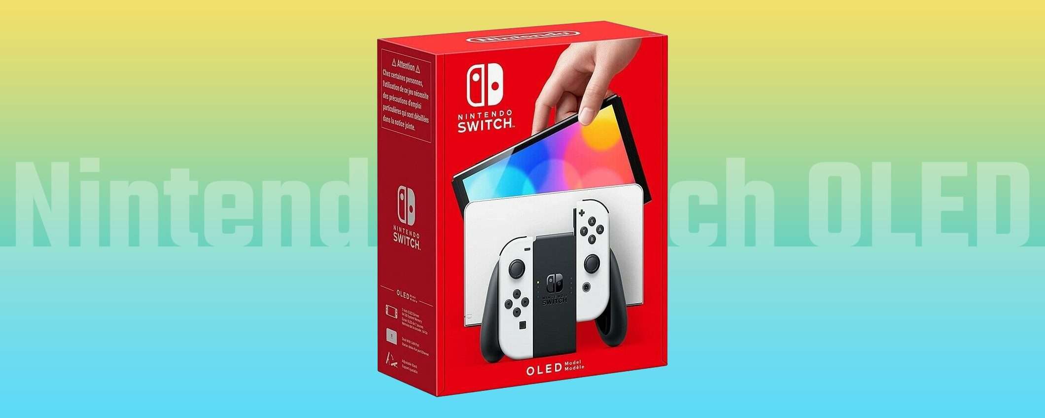 Nintendo Switch OLED (White) è al prezzo minimo