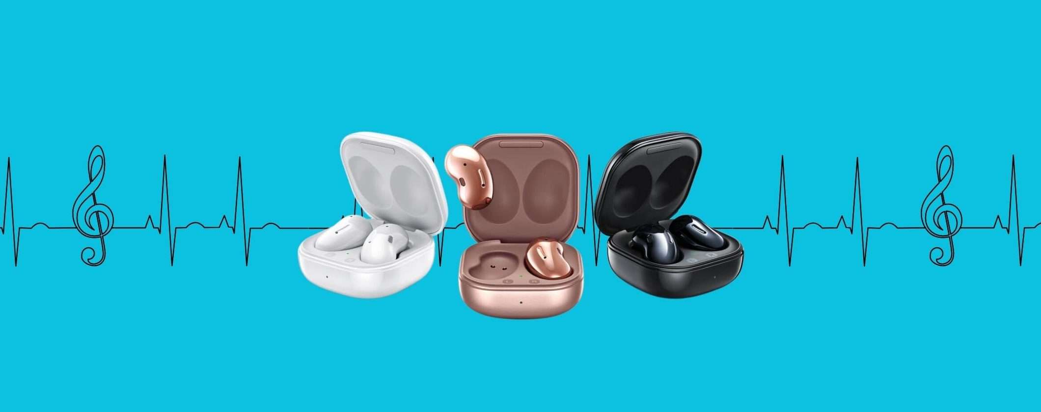 Samsung Galaxy Buds Live: 100€ di sconto immediato su Amazon