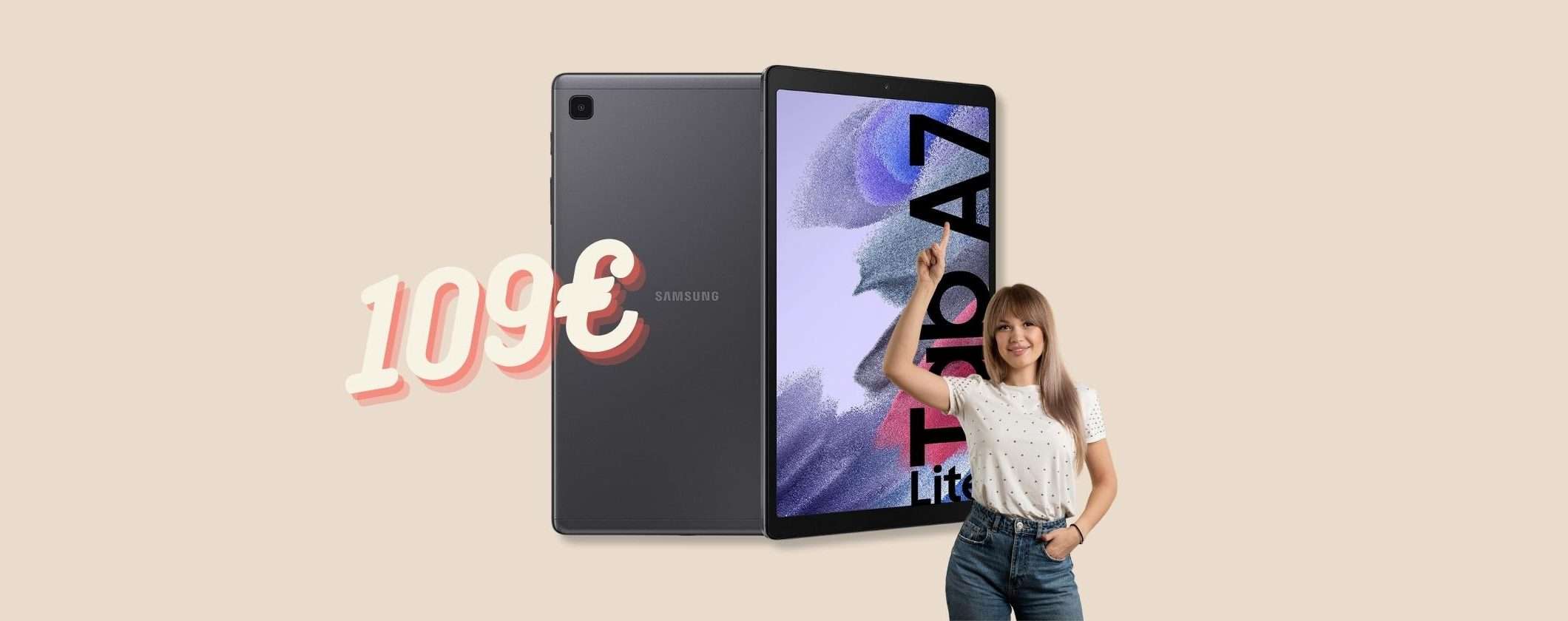 Samsung Galaxy Tab A7 Lite: solo 109€ per questo tablet