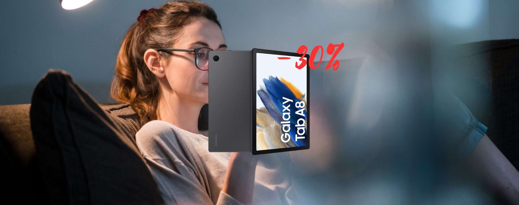 Samsung Galaxy Tab A8: per te subito il 30% di sconto su Amazon