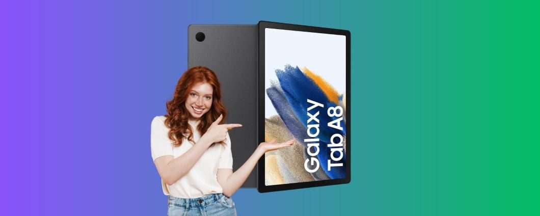 Samsung Galaxy Tab A8: anche oggi prezzo SUPER su Amazon