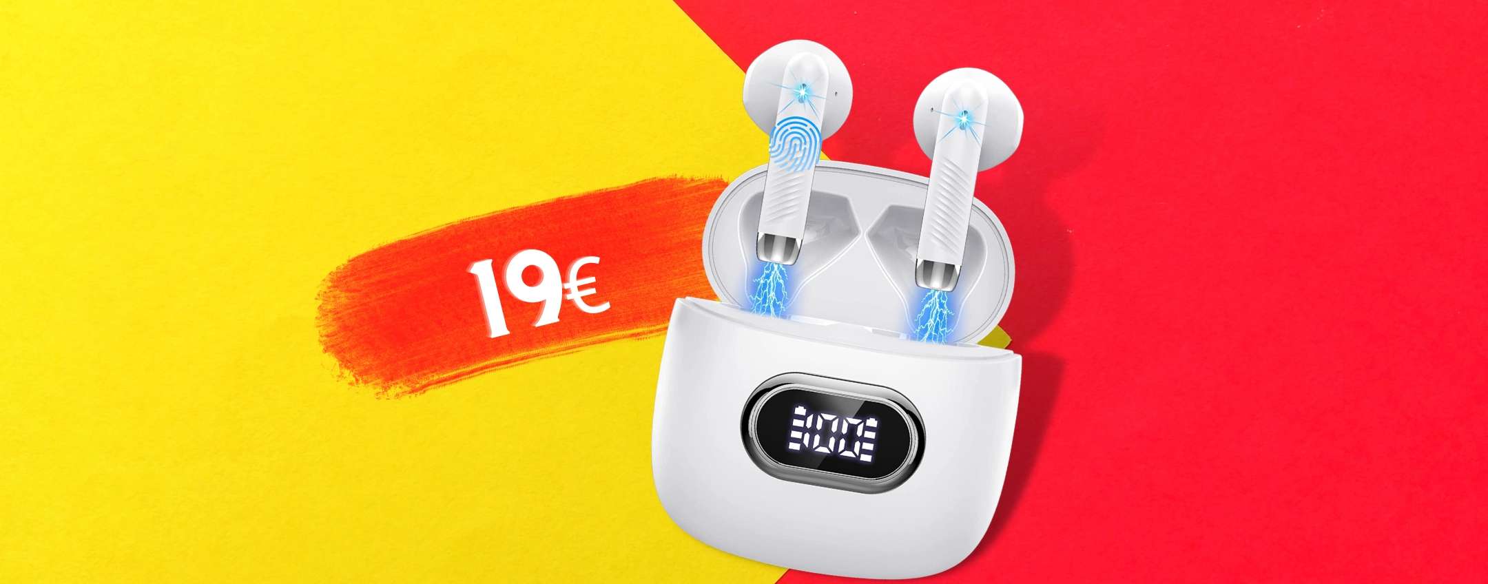 Auricolari Wireless AIWONS,Cuffie Bluetooth V5.0 Mini Stereo, Auricolari Intra-A - Foto 12