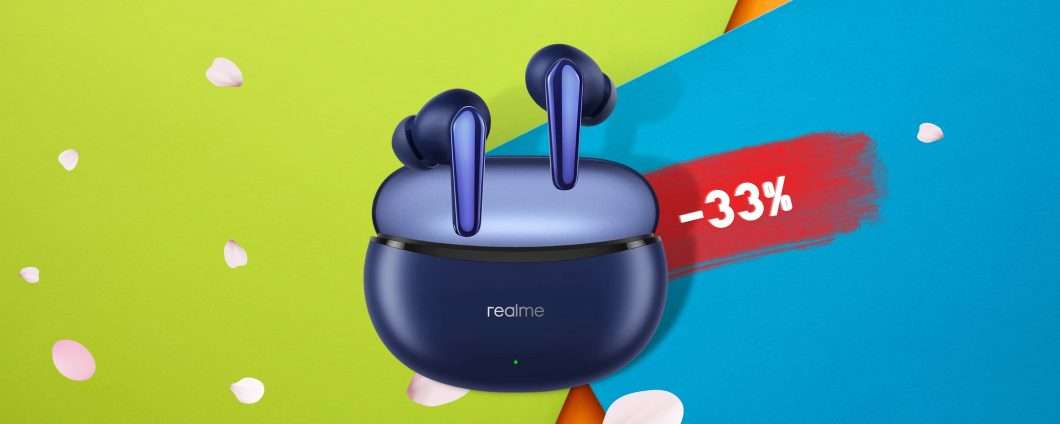 Realme Buds Air 3 Neo: audio DOLBY, qualità massima (26€)