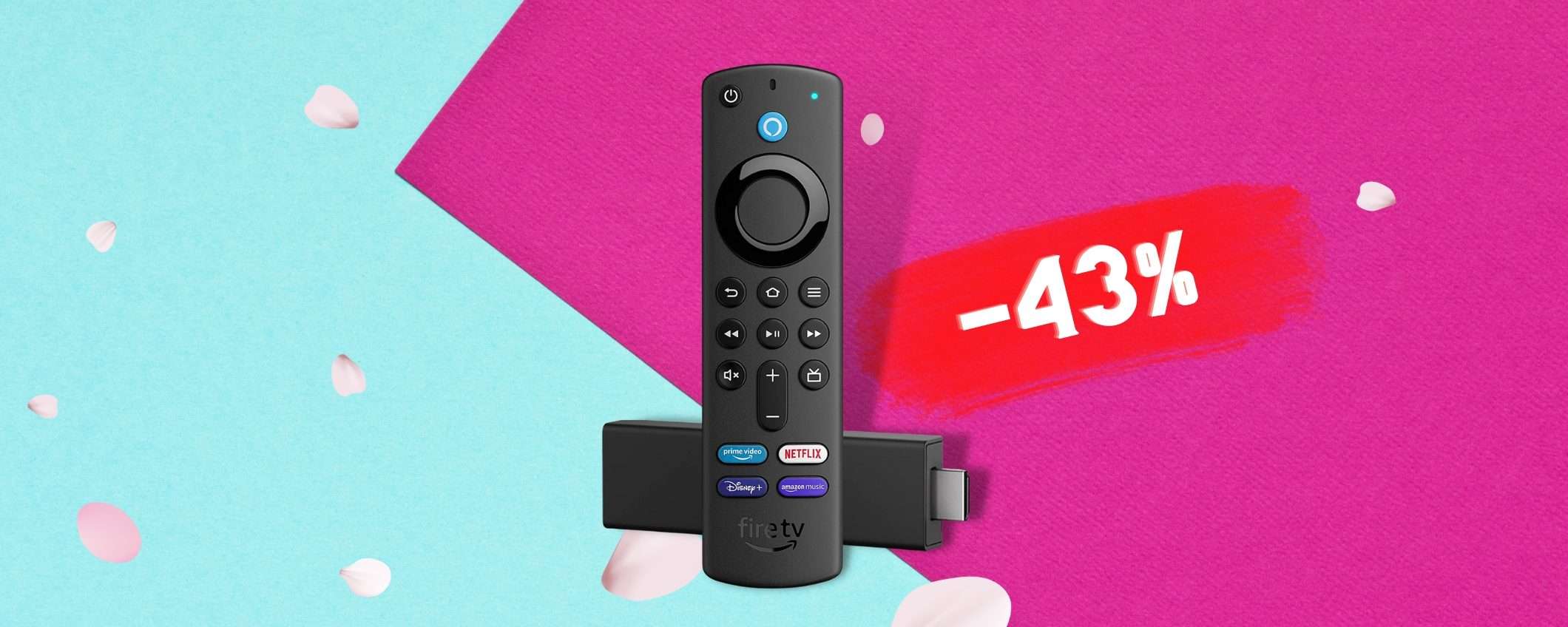 Afferra la Fire TV Stick 4K, ancora poche ore per averla a poco