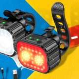 Mai più strada la buio, dota la tua bici di MAGNIFICHE luci, solo 19€