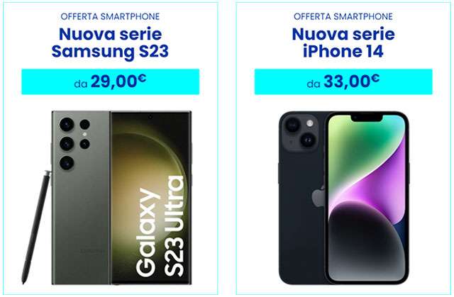TIM: le offerte smartphone con Samsung Galaxy S23 e iPhone 14