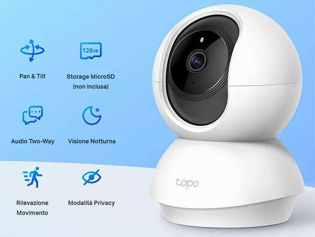Le caratteristiche di TP-Link Tapo C200, la videocamera Wi-Fi e smart per la sorveglianza degli ambienti interni