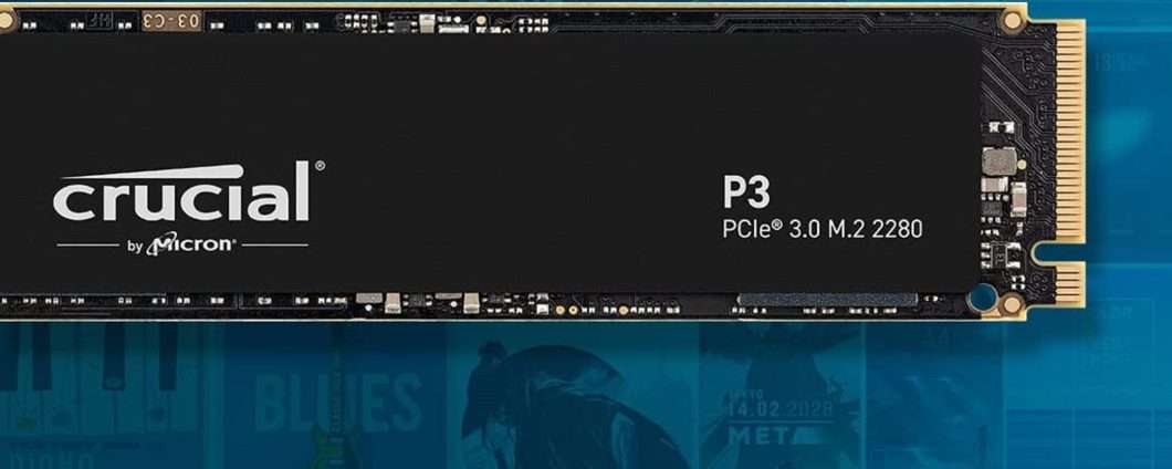 SSD NVMe Crucial P3 da 1TB a un prezzo MAI VISTO