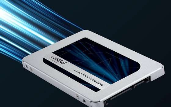 SSD Crucial MX500 da 500GB: nuovo MINIMO STORICO a soli 35€