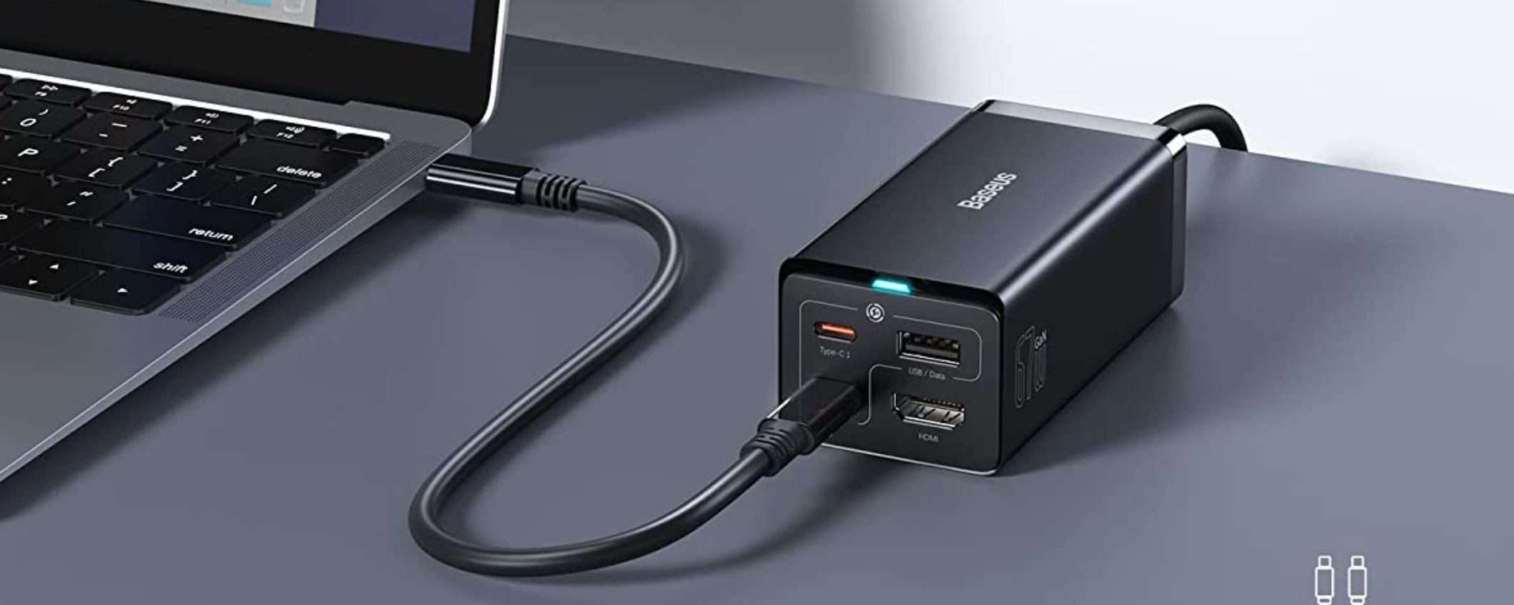 Questo caricabatterie 67W USB-C da tavolo ti libera dai cavi ingombranti (-55%)