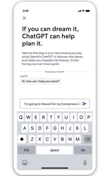 ChatGPT in Expedia