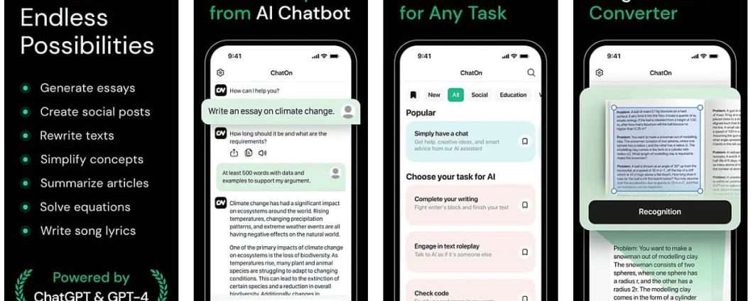 ChatOn AI Chatbot iPhone