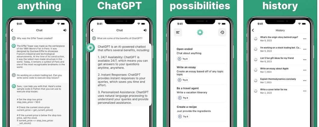 Genius AI chatbot ChatGPT iPhone