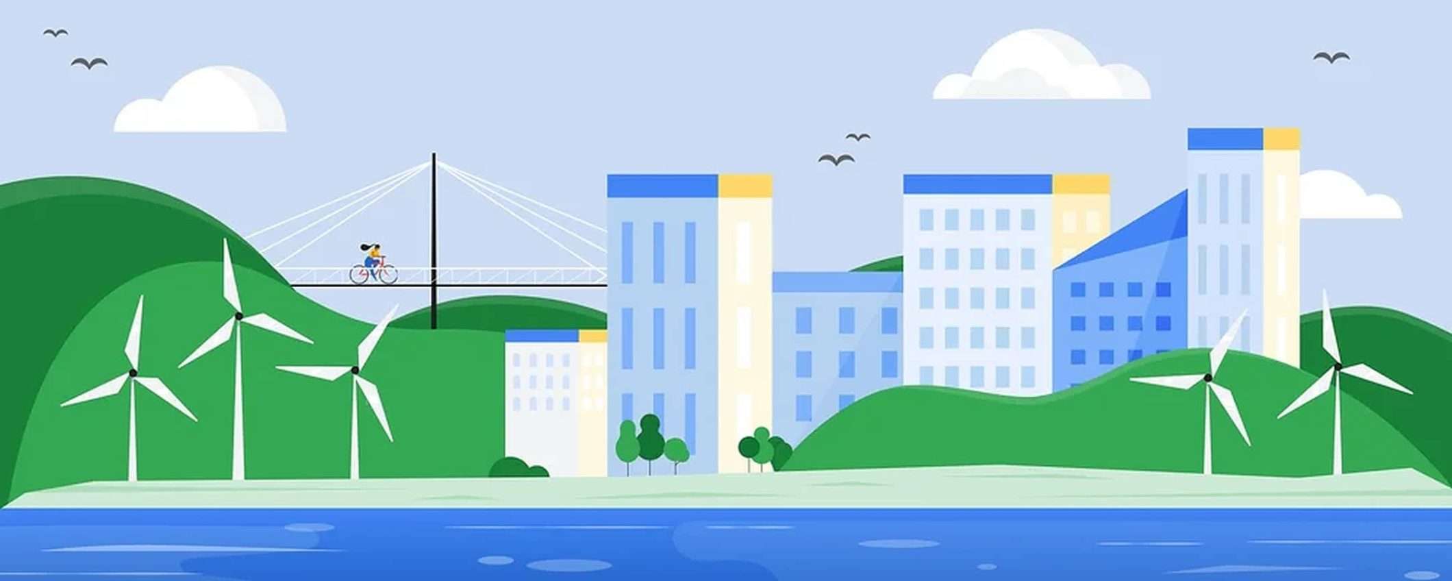 Google: nuovi accordi energetici in Europa, ancora più green