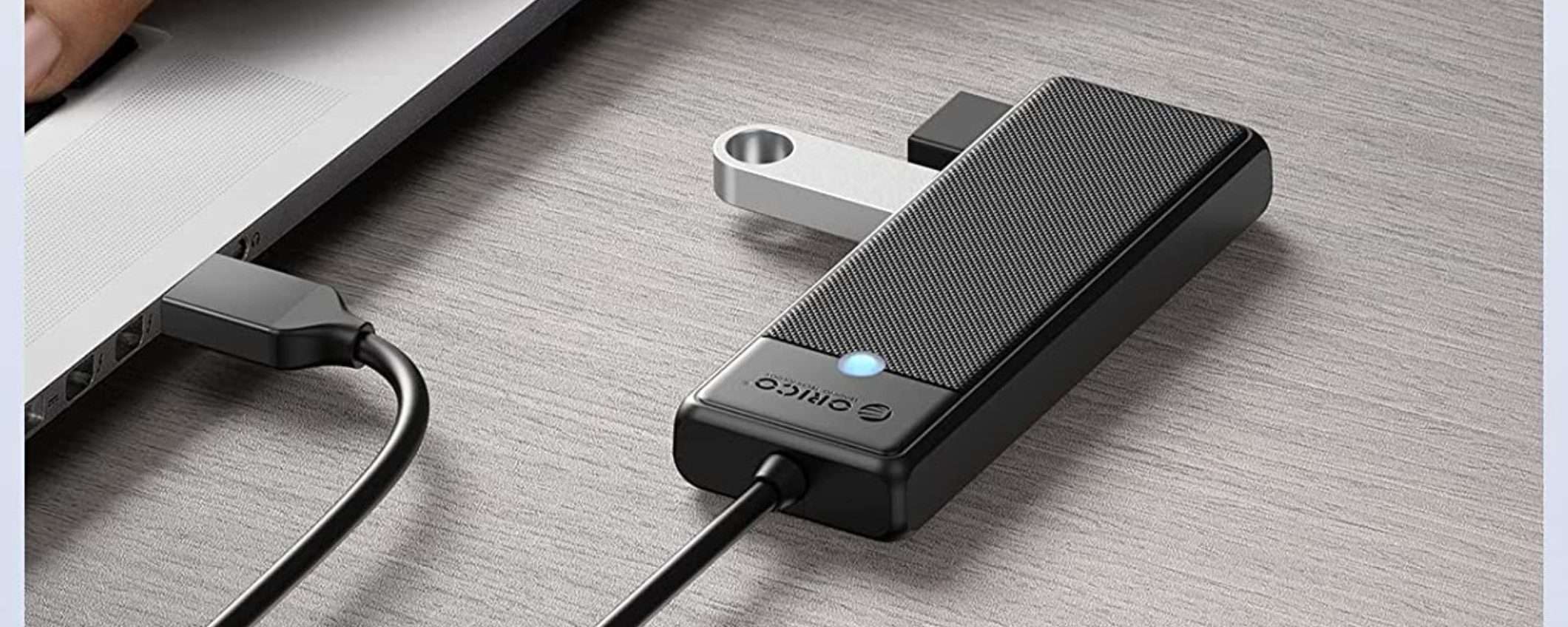 Con questo Hub USB hai 4 porte USB 3.0 e lo paghi soltanto 5€