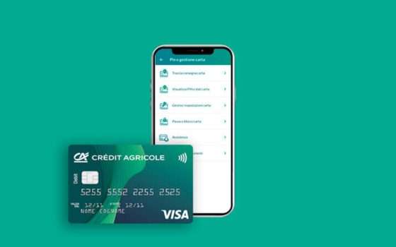 Crédit Agricole: bonifici SEPA online gratuiti e bollettini pagati con un tap