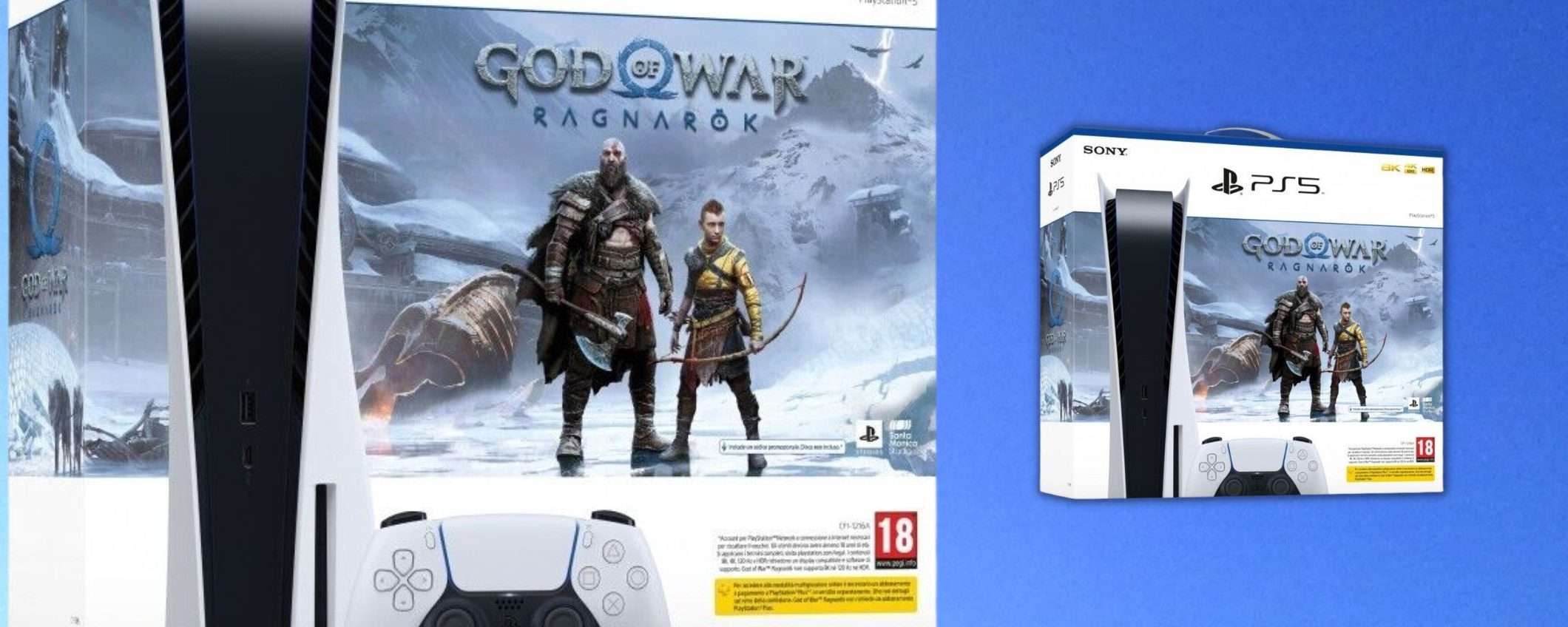PS5 Standard Edition + God of War: Ragnarok prima di Natale a un prezzo WOW