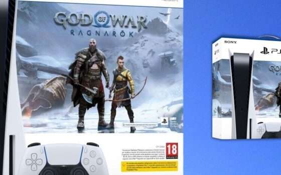 PS5 Standard Edition + God of War: Ragnarok prima di Natale a un prezzo WOW