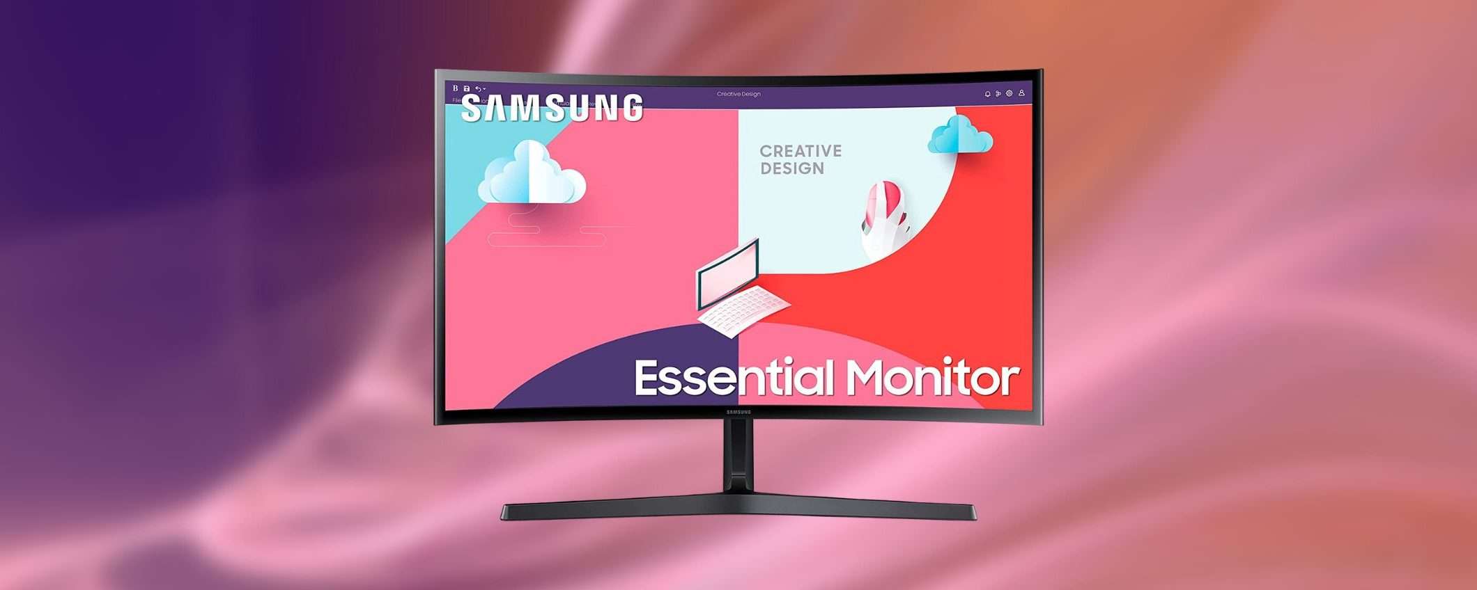 Monitor curvo Samsung da 24