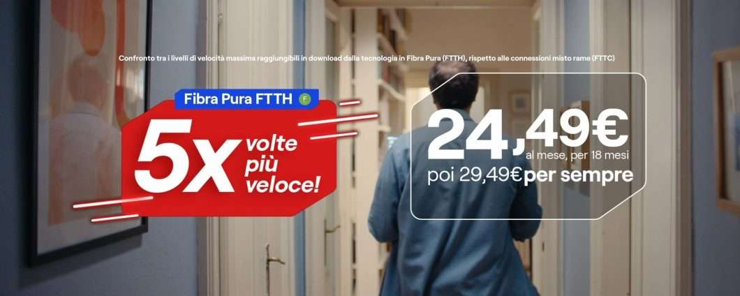 Virgin: FIBRA con prezzo bloccato e zero vincoli