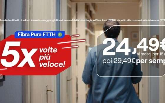 Virgin: FIBRA con prezzo bloccato e zero vincoli