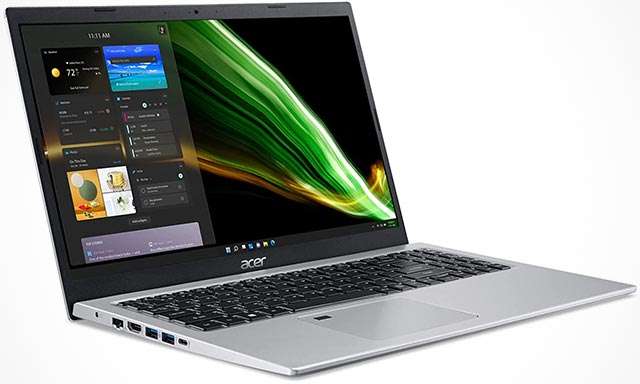 Il notebook Acer Aspire 5 con processore Intel Core i5-1135G7 e Windows 11 Home