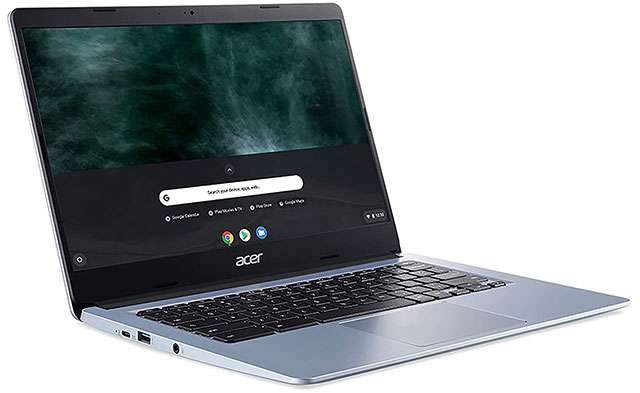 Il notebook Acer Chromebook 314 con ChromeOS