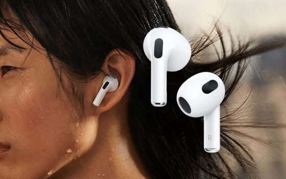 Apple AirPods 3: tuoi al MINIMO STORICO su Amazon