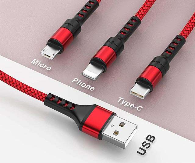 Il cavo USB 3-in-1 di RAVIAD