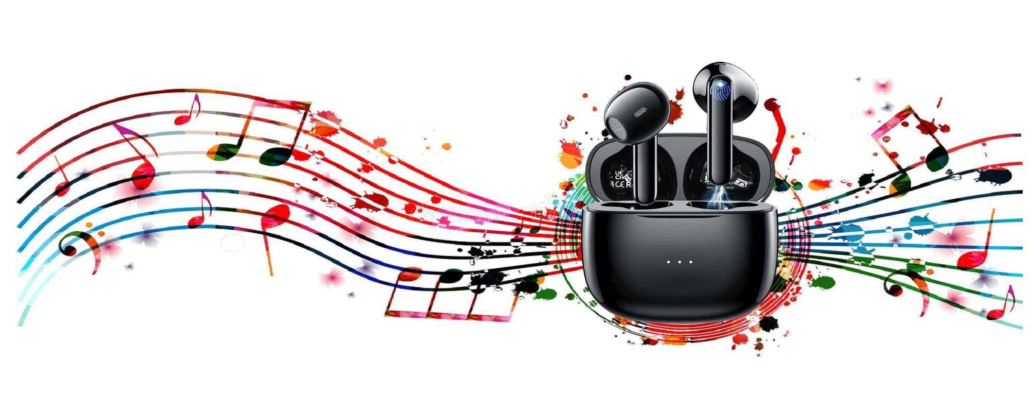 PIU' DI 30 ORE di musica no-stop con queste Cuffie Bluetooth: oggi a SOLI 19 EURO