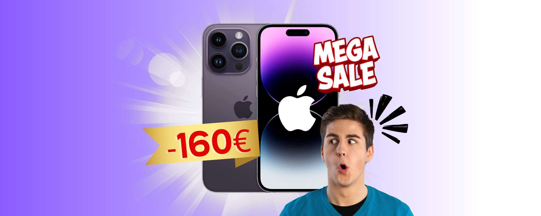 Solo per oggi iPhone 14 Pro da 256GB scontatissimo su Amazon