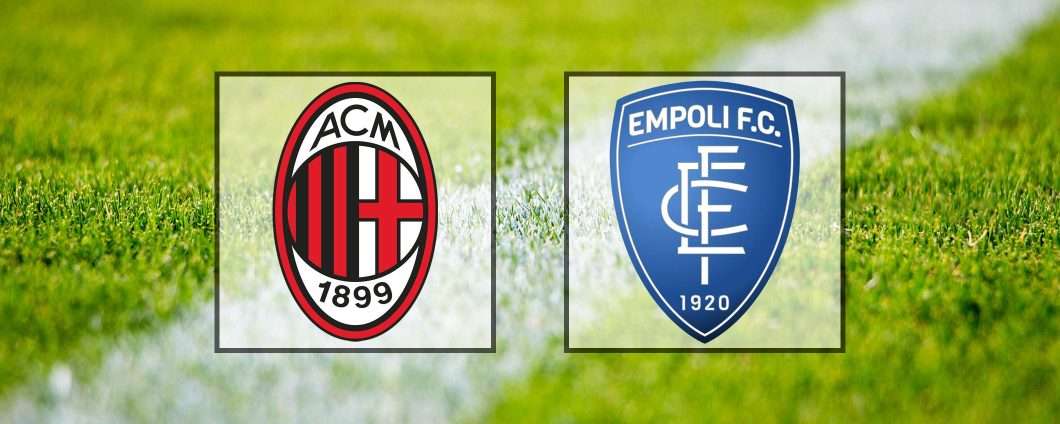 Come vedere Milan-Empoli in streaming (Serie A)