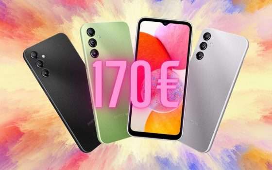 Samsung Galaxy A14: solo 170€ per questo bellissimo telefono