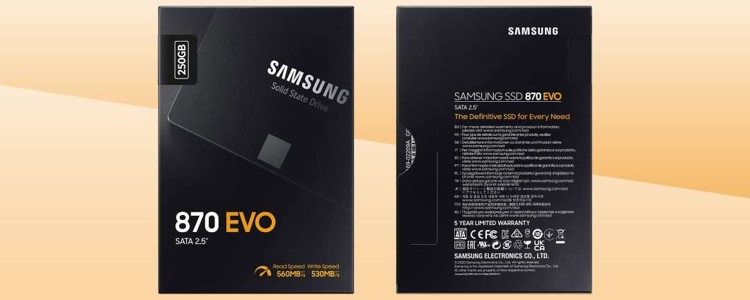 SSD Samsung: l'offerta che fa crollare il prezzo