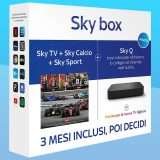 L'offerta Amazon su Sky box con Sky Q, calcio, TV e sport