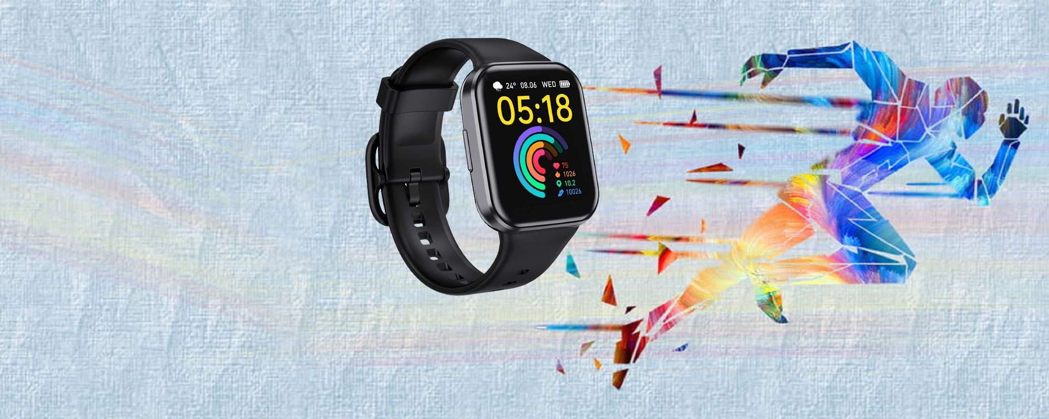 DOPPIO SCONTO sullo Smartwatch unisex MULTIFUNZIONALE