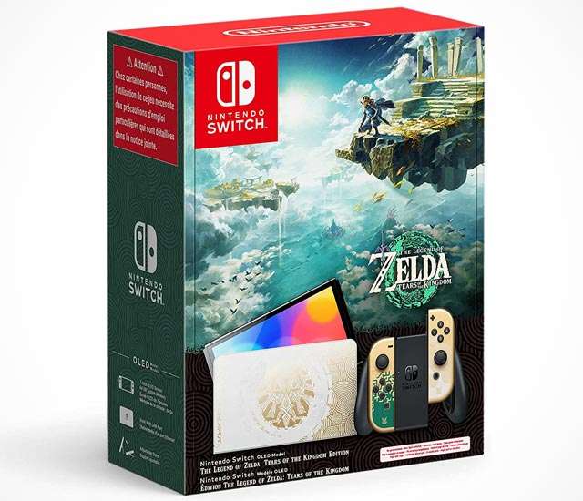 Nintendo Switch OLED: l'edizione speciale dedicata a The Legend of Zelda: Tears of the Kingdom