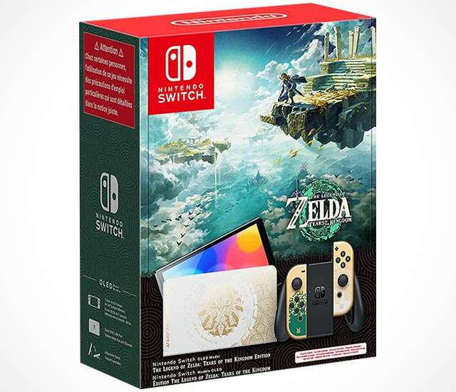 L'edizione speciale di Nintendo Switch OLED per The Legend of Zelda: Tears of the Kingdom
