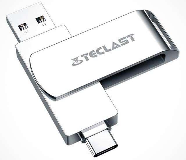 La pendrive 2-in-1 di Teclast con connettori USB-C e USB-A