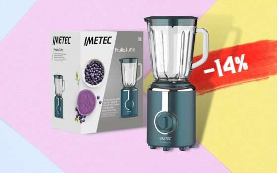 Non può mancare in cucina: Frullatore Imetec potente 500W