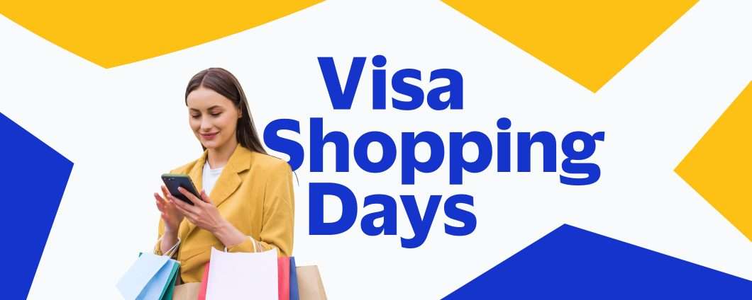 Visa Shopping Days: risparmia 30 euro su Amazon