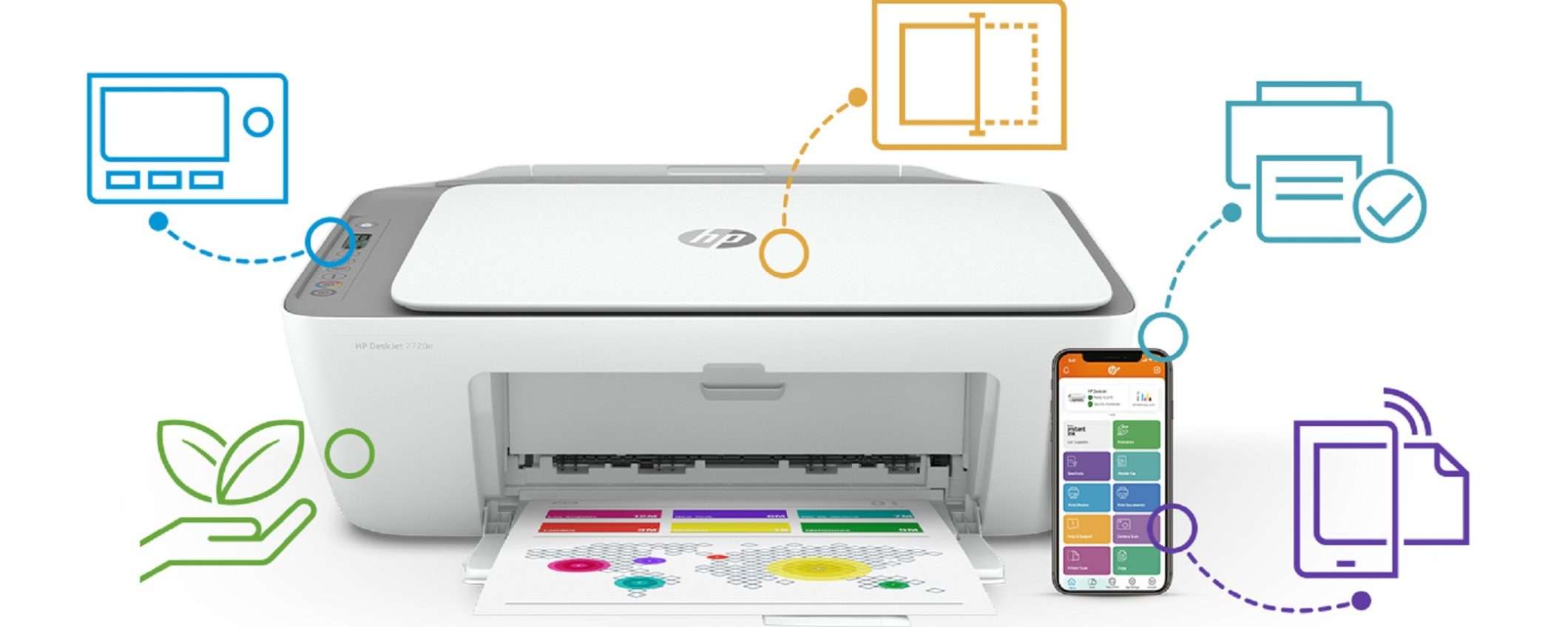 HP DeskJet 2720e: nuovo MINIMO STORICO su Amazon (solo 47€)