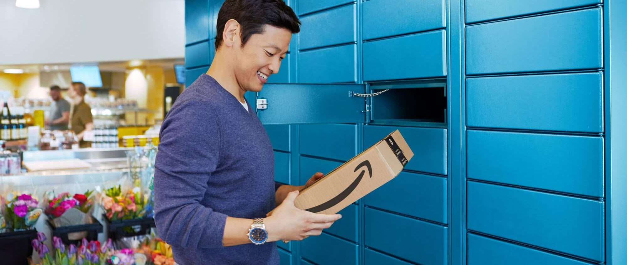 Amazon premia con 10 dollari clienti che scelgono i Locker