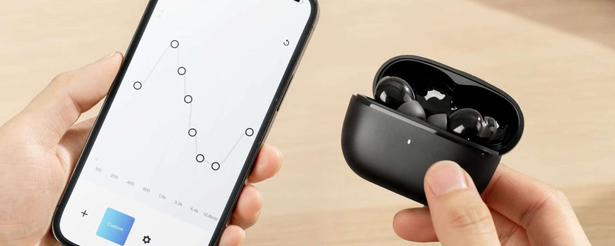 Auricolari bluetooth 5.2 in offerta: 36 ore di musica e 4 microfoni