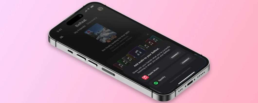 Non solo Spotify: Apple Music arriva su BeReal