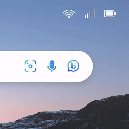 Bing Chat widget Android