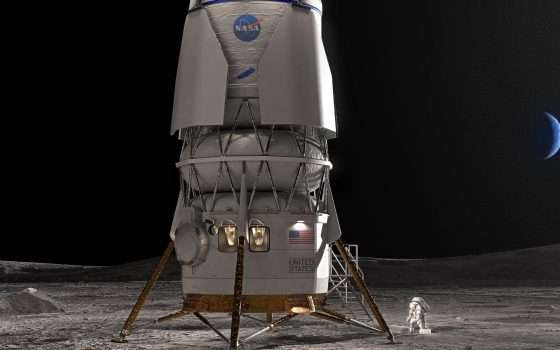 Artemis V: la NASA sceglie il lander di Blue Origin