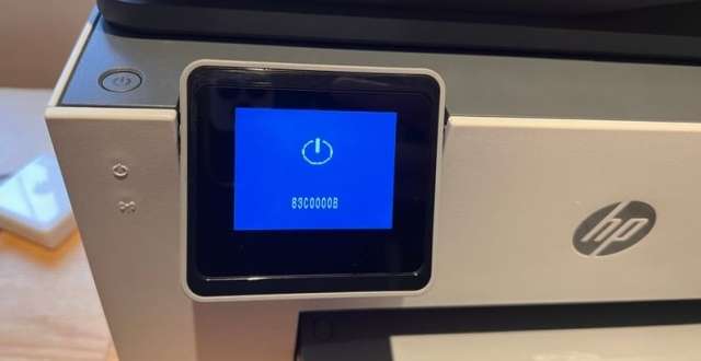 Blue screen - stampante HP