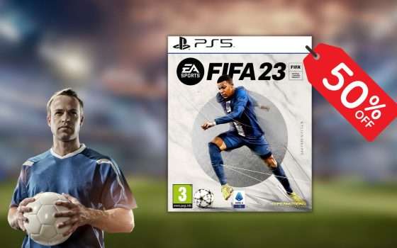FIFA 23 PS5 Standard Edition: MINIMO STORICO a metà prezzo